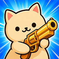 Idle Cat Gunner: Shooter RPG