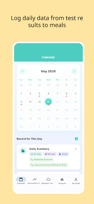 Kidney Care Tracker & Analysis Screenshot 3