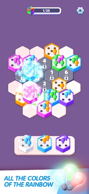Glow Sort: Lights Puzzle Screenshot 0