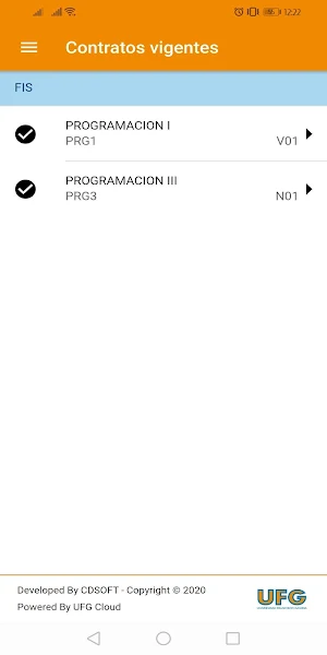 Docentes UFG Screenshot 3