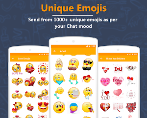 Love Emoticons & Adult Emojis Screenshot 1
