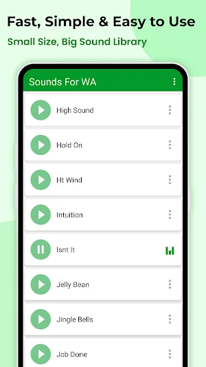 Sounds for WhatsApp - MSG Tone Screenshot 0