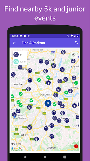 5K parkrunner results Screenshot 3