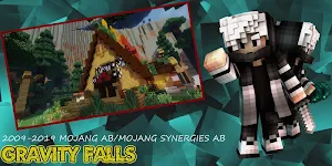 Map Gravity Falls: Blocks City Screenshot 0