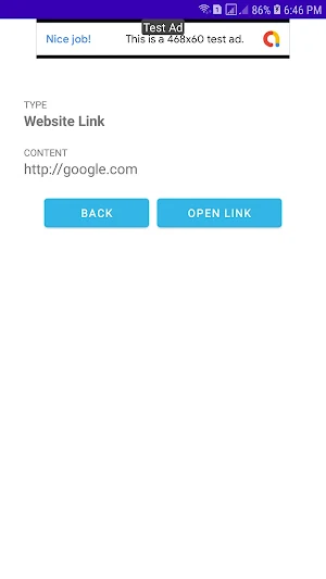 SkoolTech QR Code Scanner Screenshot 2