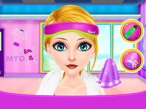 Fitness Girl: Gym Workout Games for Girls Screenshot 3