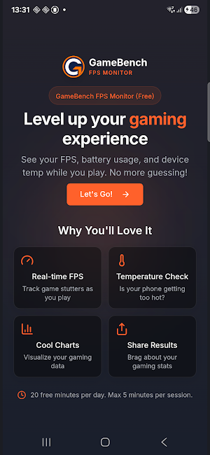 GameBench FPS Monitor Screenshot 0