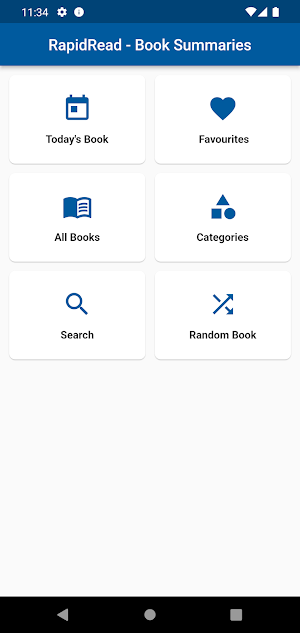 RapidRead - Short Book Summary Screenshot 0