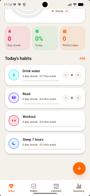 MAX Habits Tracker Screenshot 2