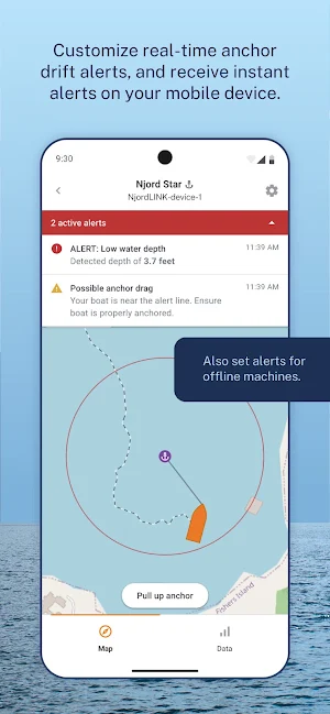 NjordLINK: Anchor Drift Alerts Screenshot 2