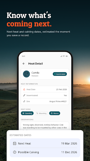 BovineFlow - Cattle Heat Cycle Screenshot 2