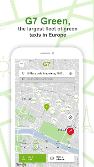 G7 TAXI Personal - Paris Screenshot 2