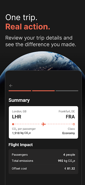 SkyXero: Flight Emissions Screenshot 1