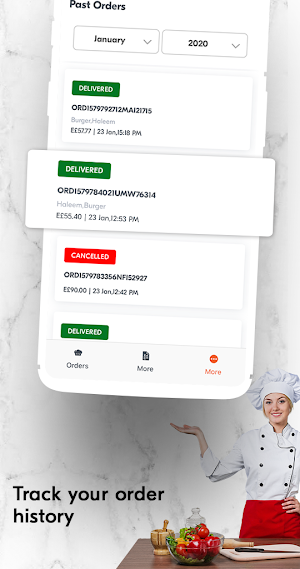XLFoodies Partner Screenshot 2