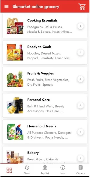SK Market Online Grocery Screenshot 1