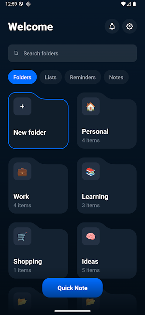 Brain Order: Tasks & Notes Screenshot 0