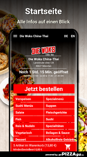 Die Woks China-Thai München Screenshot 1