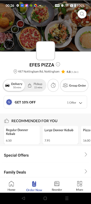 EFES PIZZA Screenshot 1