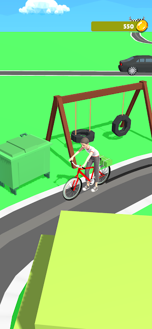 Paperboy scooter game Screenshot 1