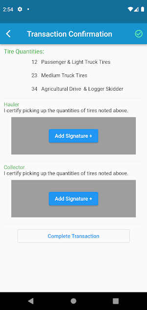 Scrap Tire Tracking (CRM STTS) Screenshot 2