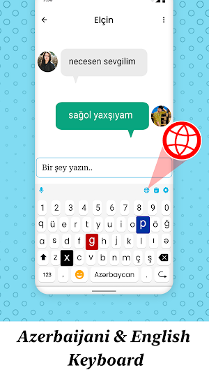 Azerbaijani English: keyboard Screenshot 0