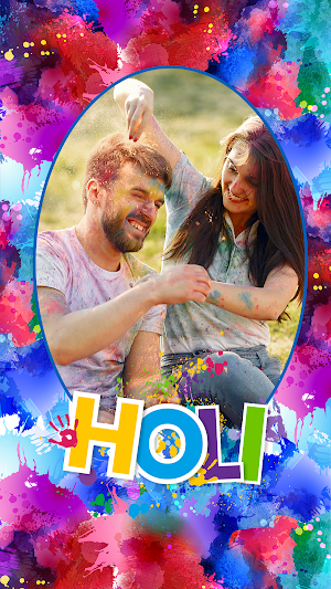 Holi Frame Editor Screenshot 1