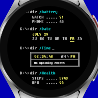 9INE 005e: Digital watch face