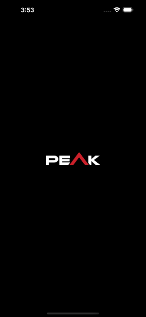 PEAK App Screenshot 1