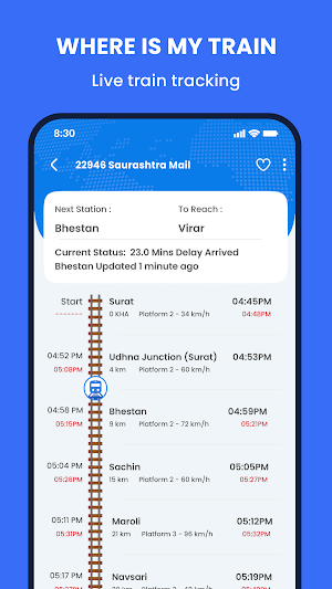 Where is my train : Railway Screenshot 3