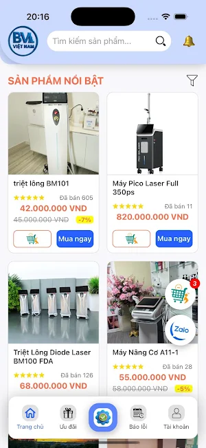 BVLASER VIETNAM Screenshot 3