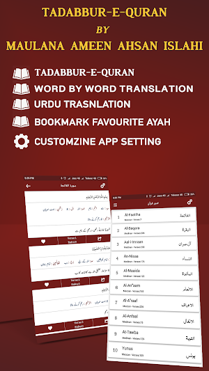 Tadabbur-e-Quran - Quran Translation URDU Screenshot 1
