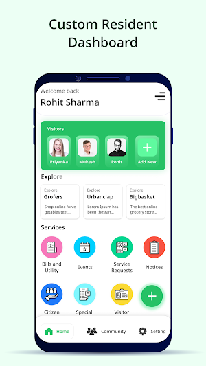 Wave Resident App Screenshot 1
