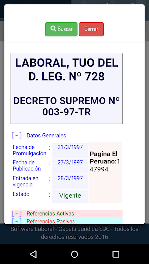 Easy Law Laboral 1.0 Screenshot 2