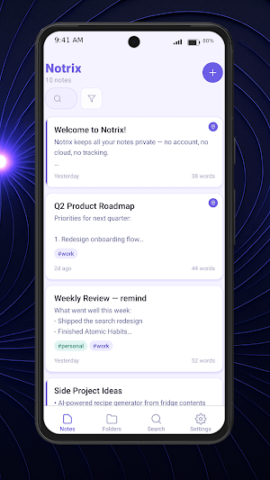 Notrix: Smart Folders Screenshot 0