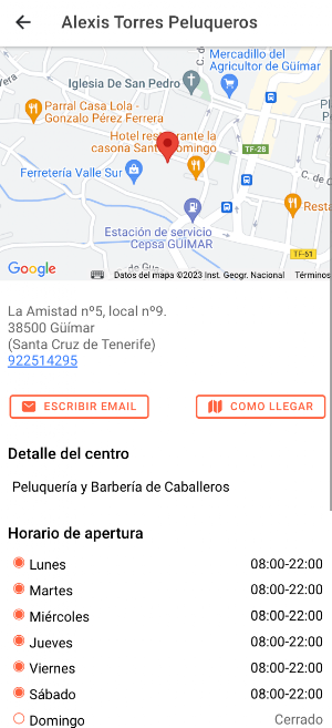 Alexis Torres Peluqueros Screenshot 1
