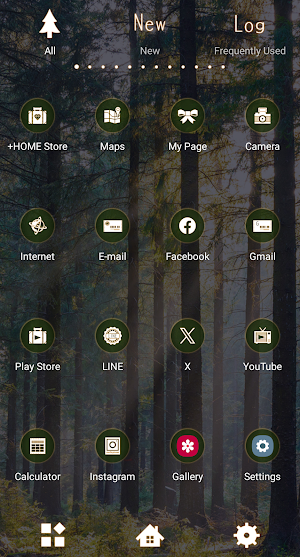 Forest Sunrise Theme +HOME Screenshot 2