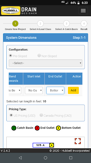 Polycast Drain Designer Screenshot 1