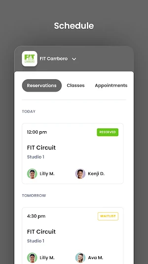 FIT Carrboro Screenshot 2