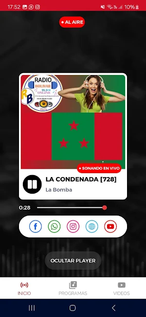Radio Bolivar Fm Calceta Screenshot 2