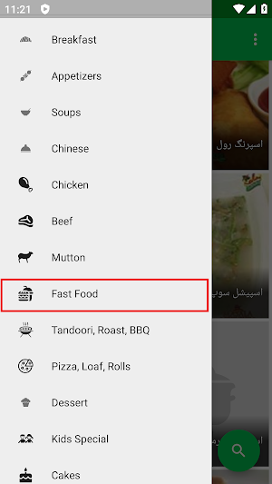 Fast Food Recipes in Urdu Screenshot 0