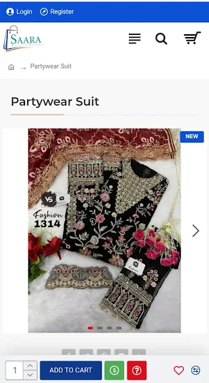 Saara Collections Screenshot 2