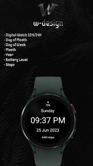 W-Design WOS108 - Watch Face Screenshot 1
