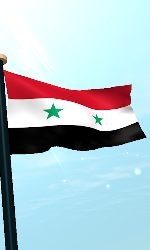 Syria Flag 3D Free Wallpaper Screenshot 3