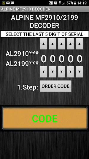 MF2910 Radio Code Decoder Screenshot 0