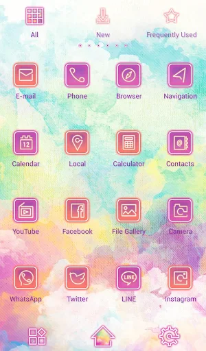 Pastel Clouds Theme Screenshot 2