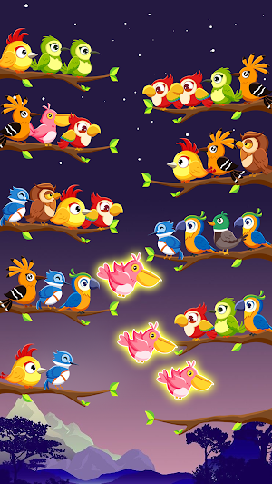 Color Bird Game: Sort It Now Screenshot 0