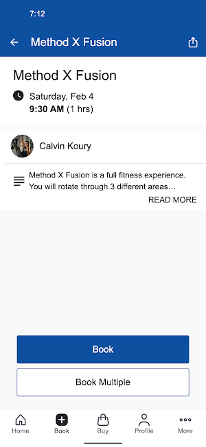 Method X Fitness Screenshot 2