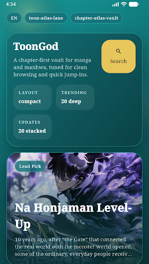 ToonGod - Manhwa & Comics Screenshot 0