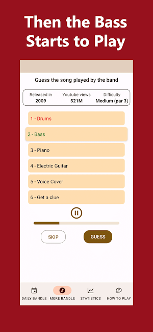Bandle - Guess the song Screenshot 1