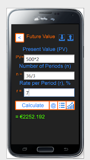 FV & PV Calculator Screenshot 1